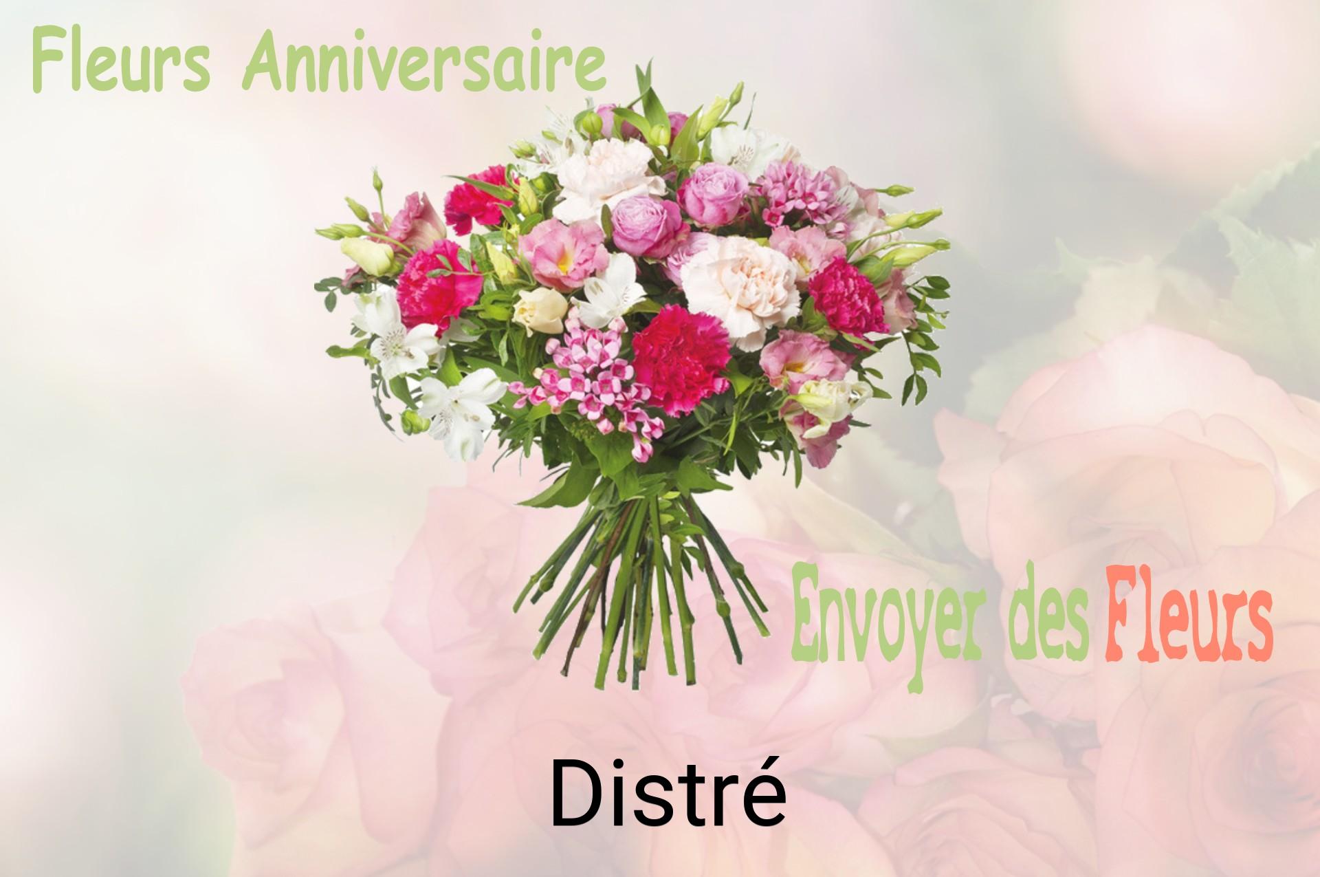 Bouquet de fleurs d’anniversaire livré à Distré